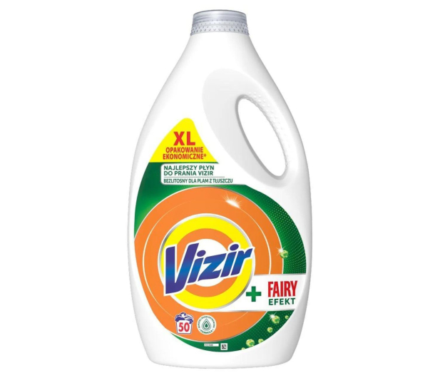 Vizir Płyn do prania koloru + Fairy Effect 2250 ml 50 prań - 1365351 - zdjęcie